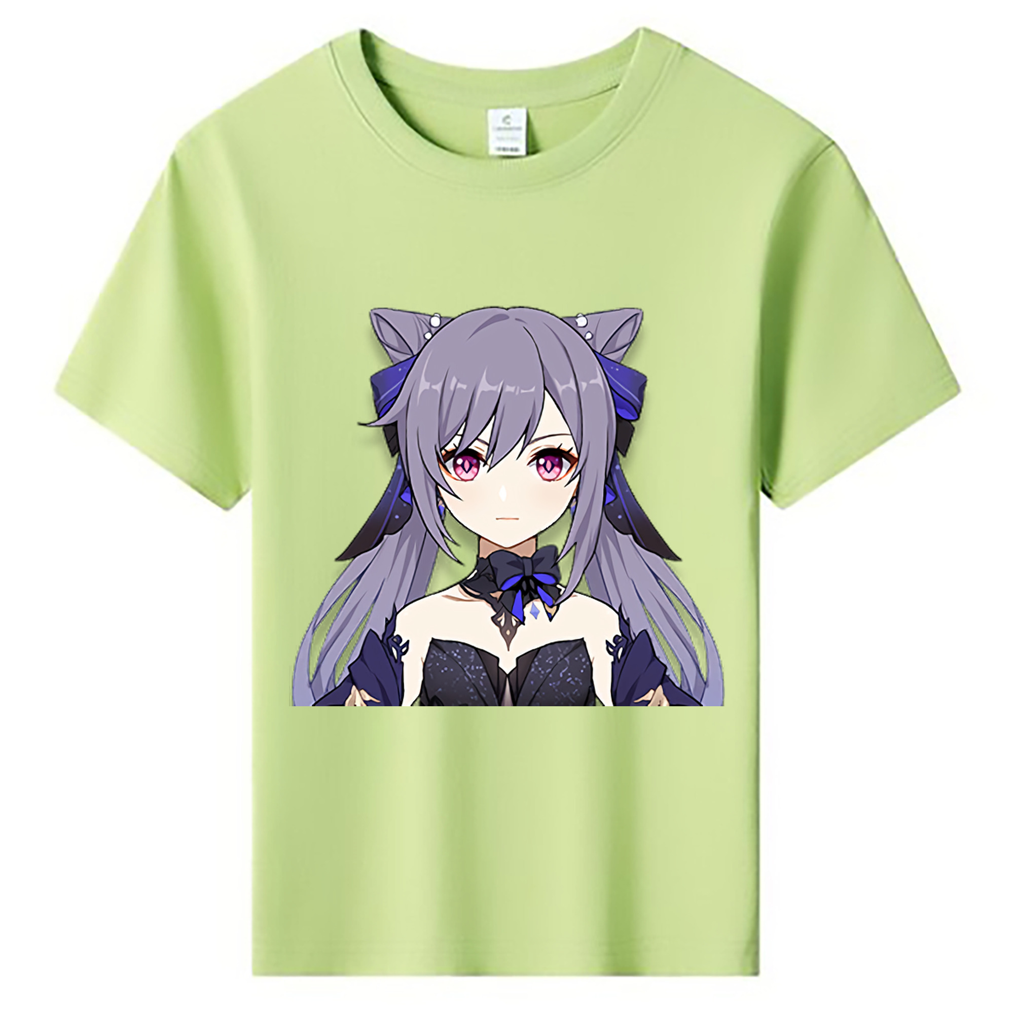 げんし神 刻晴 こくせい genshin Kokusei 綿100％キッズTシャツ（フロントプリント）